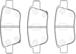 Комплект тормозных колодок AISIN A2N191